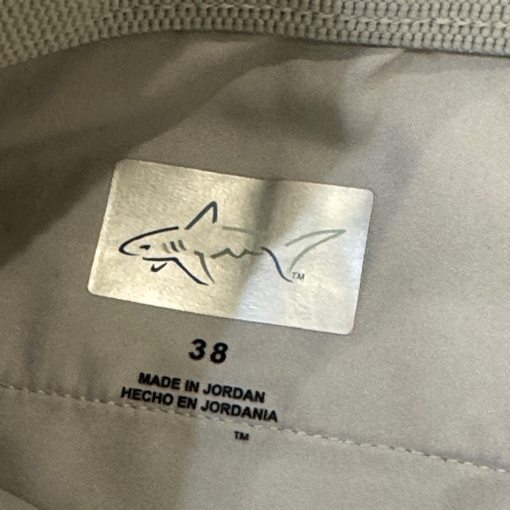 Greg Norman Collection Light Gray Flat Front Shor… - image 4